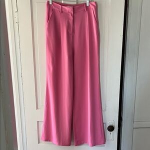 Bubblegum Pink Wide Leg Pants